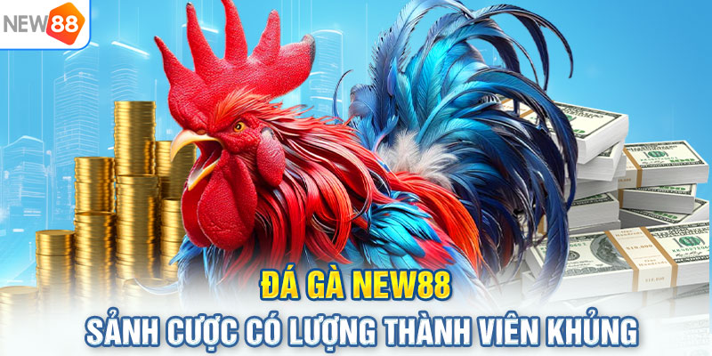 Đá gà NEW88 – Sảnh cược có lượng thành viên khủng